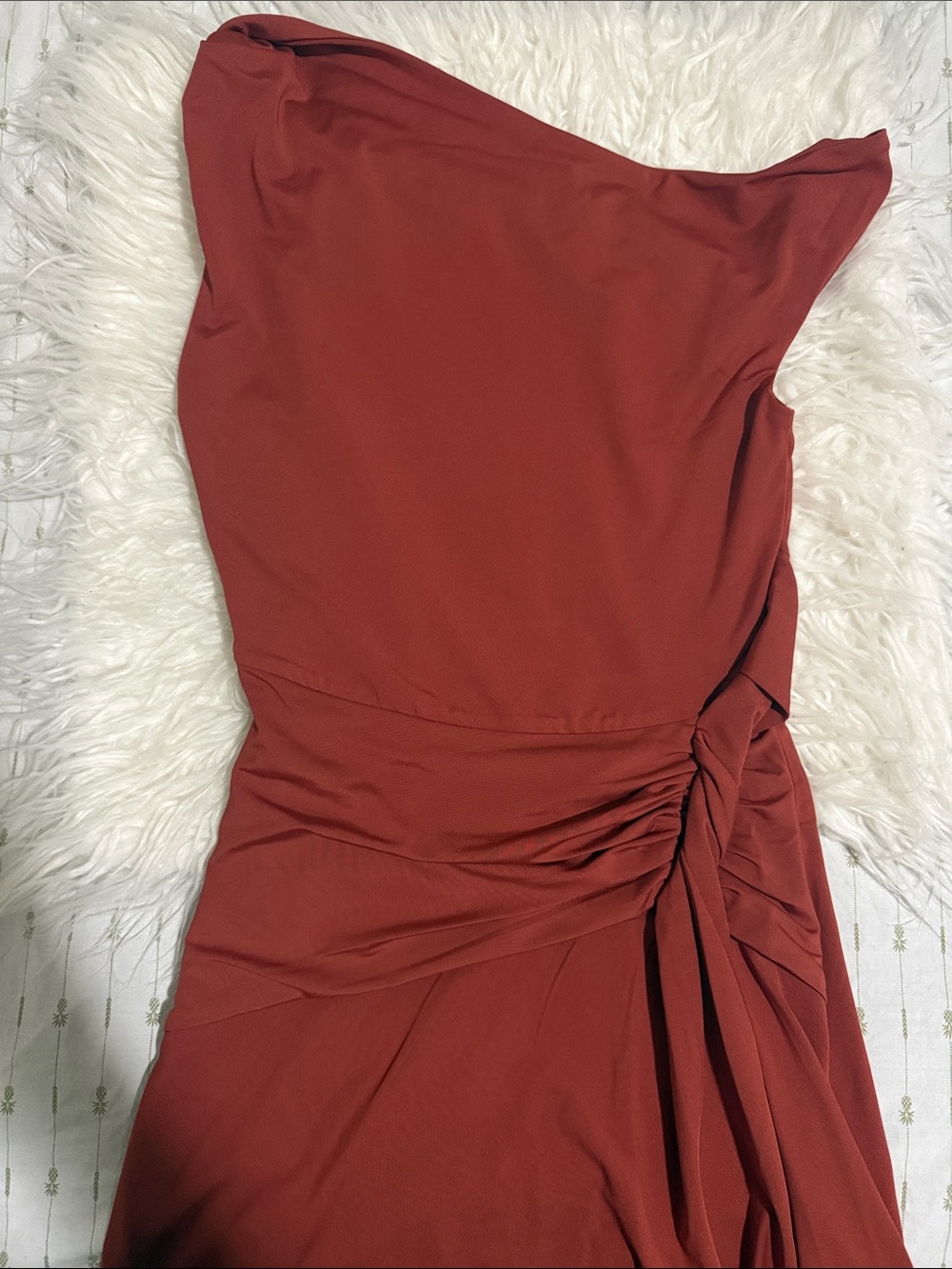 SNDYS Cassidy Twist Mini Dress- Amber